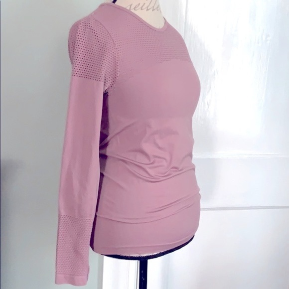 FABLETICS Musetta Seamless Long-Sleeve Top Mauve - Picture 6 of 12
